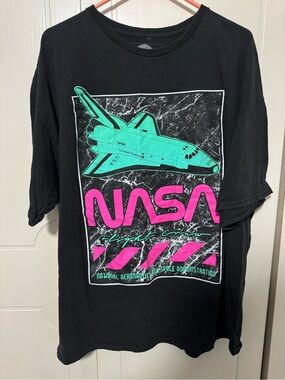 Black NASA Graphic Tee